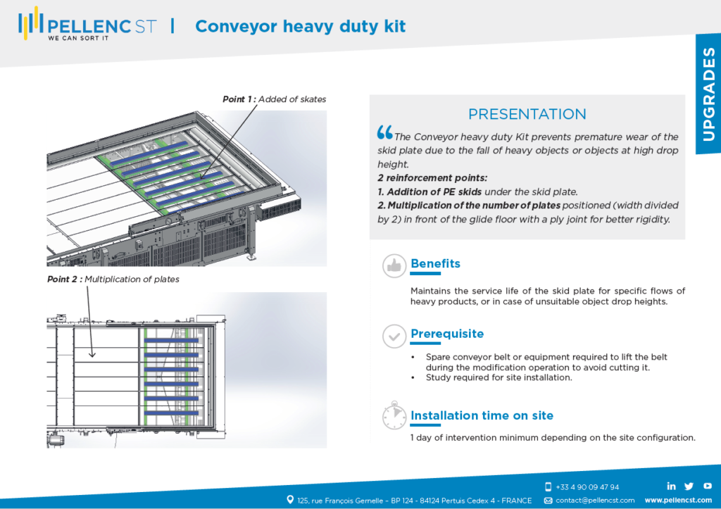 UPGRADES-Kit renfort convoyeur