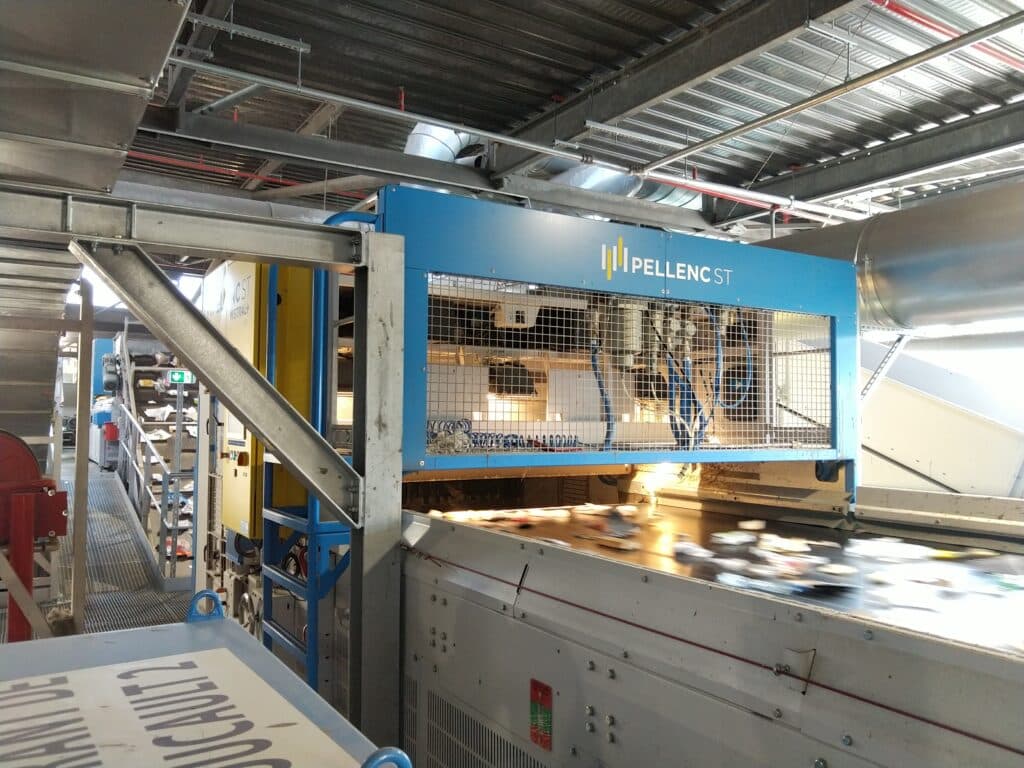 Pellenc ST optische sorteermachine bij Semardel